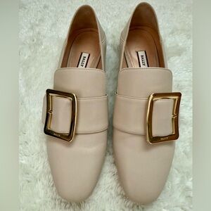 Bally Janelle Buckled Leather Loafers